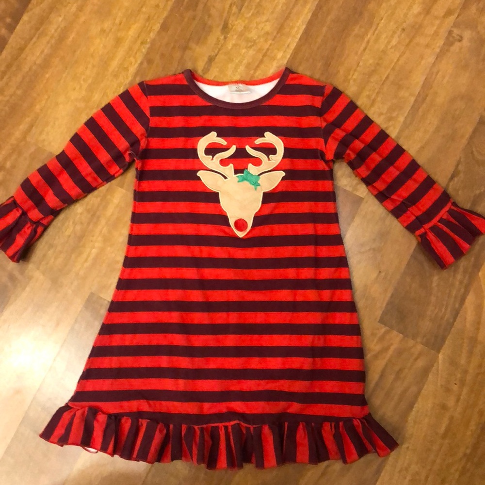 Reindeer Christmas dress. Sold locally